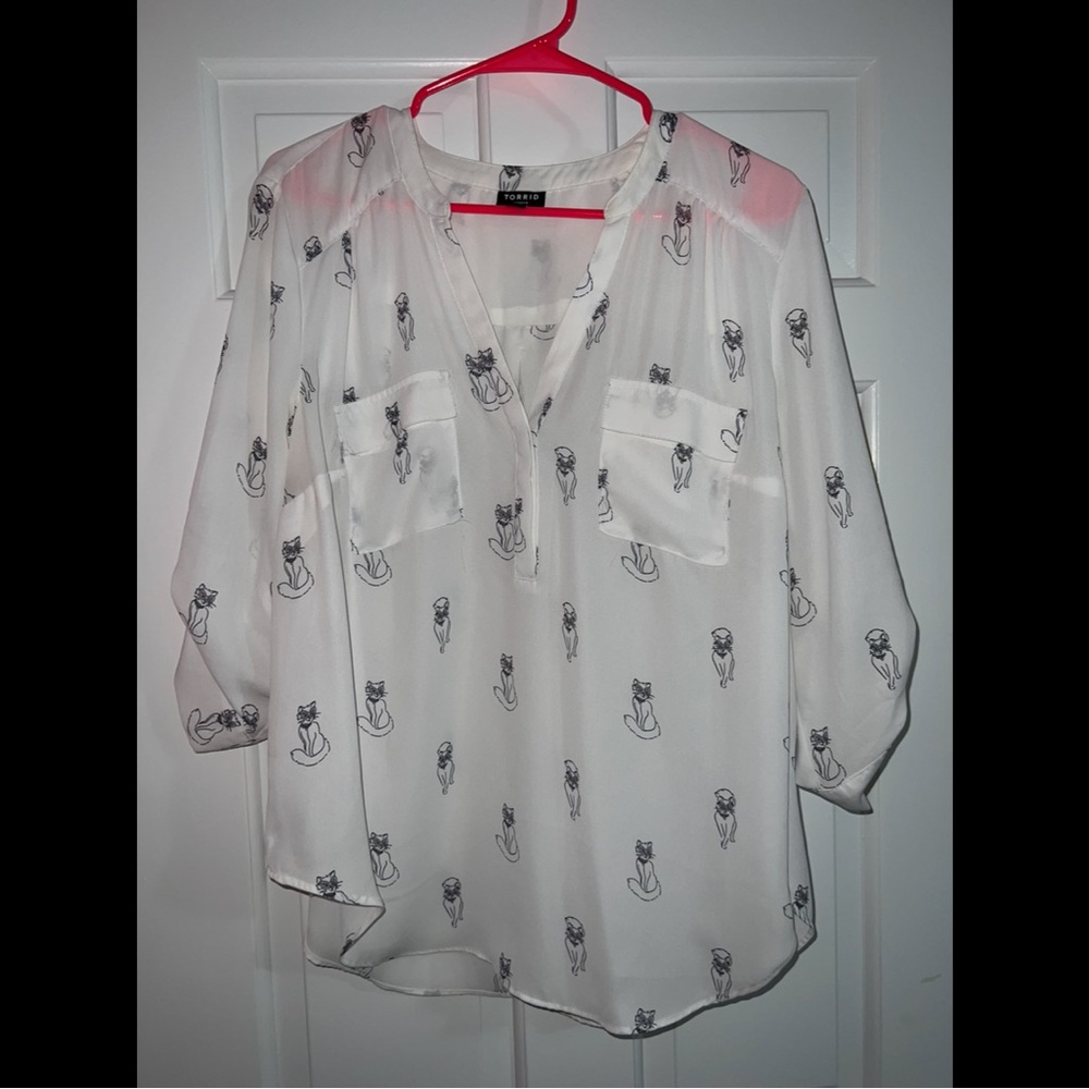 Torrid Harper Pullover Blouse